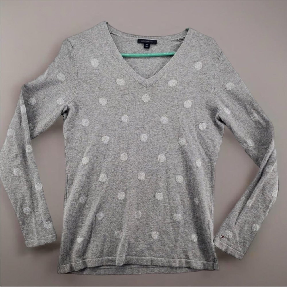 Tommy Hilfiger Polka Dot Sweater Size Medium